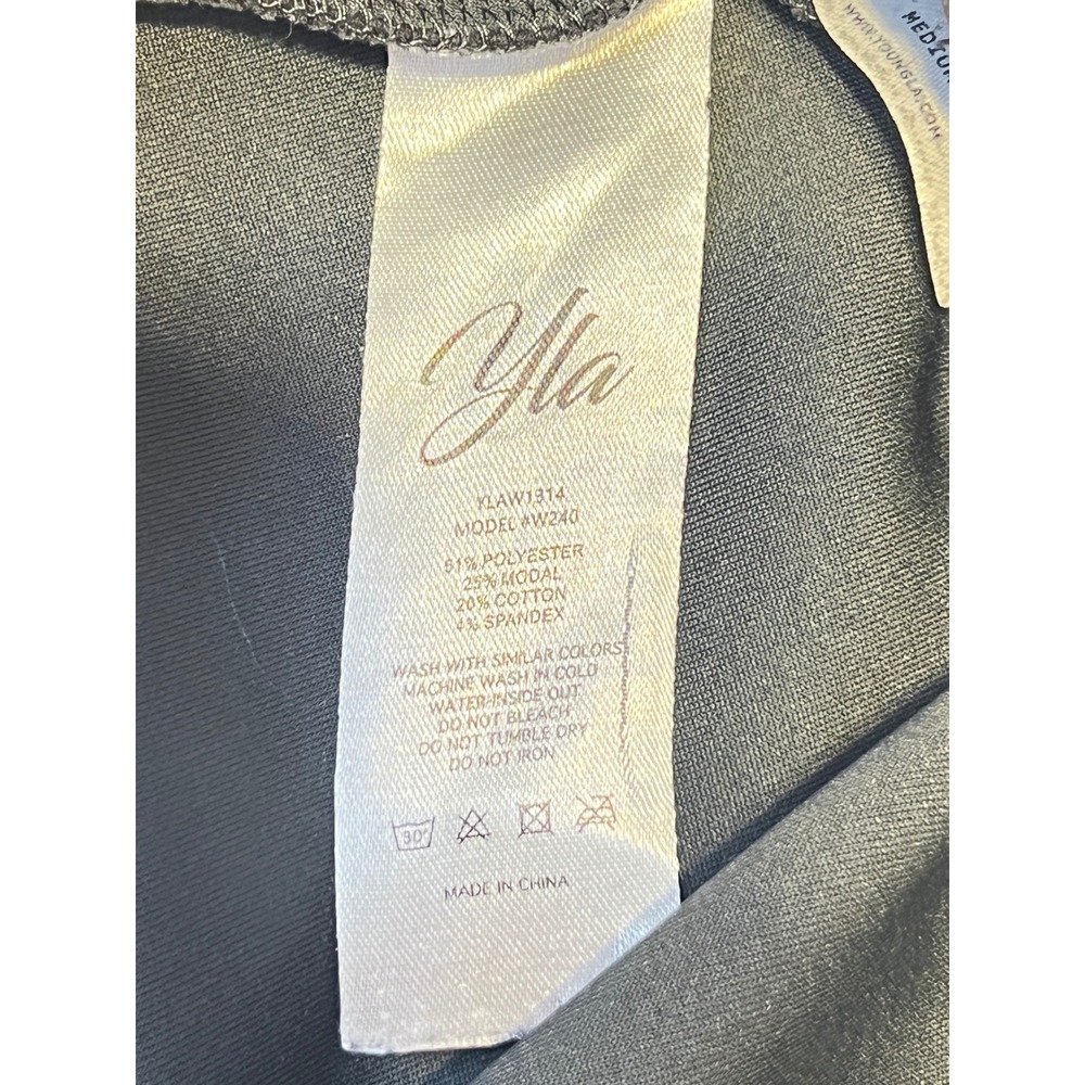 638 | YoungLA Gray Jogger Sweatpants Men's Medium Baggy Cinch Cuff Streetwear - Picture 9 of 10